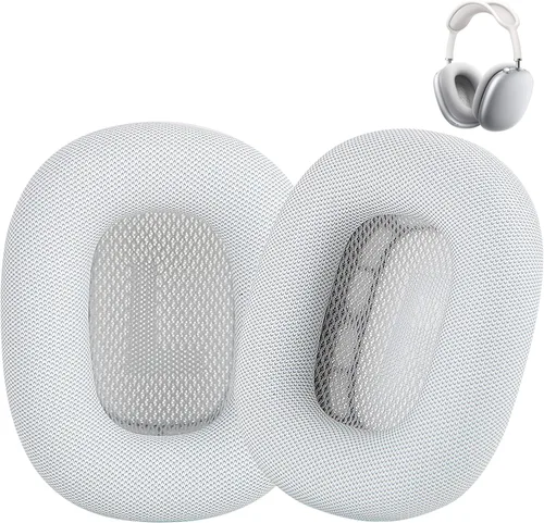 Miniatura 11 de Almohadillas de repuesto Earrock para auriculares AirPods Max, almohadillas cubiertas de piel de proteína con espuma viscoelástica y imán