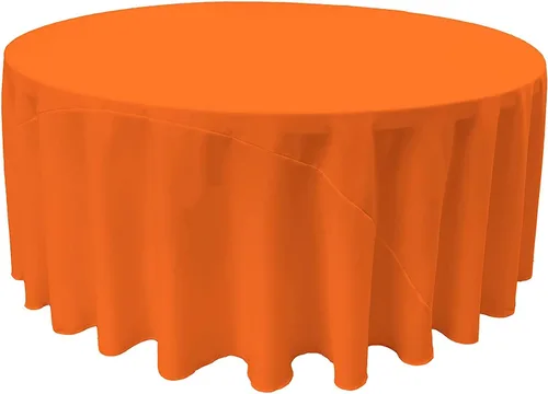 Miniatura 79 de LA Linen - Mantel redondo lavable de popelina de poliéster, resistente a manchas y arrugas, 51", mantel de tela para comedor, cocina, fiesta, Negro