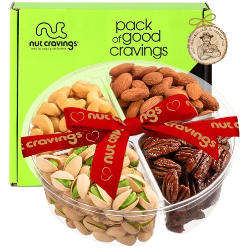 Miniatura 17 de Canastas para regalo de Pascua para adultos y niños, huevo lleno de dulces y conejito Plato con nueces gourmet (surtido de 7) Arreglo con golosinas