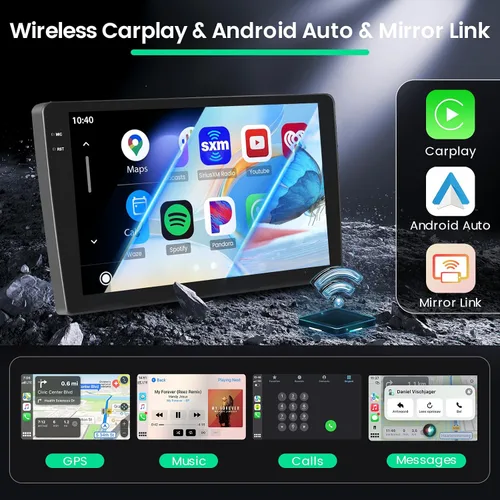 Miniatura 4 de Radio de coche para Toyota Corolla 2009 2010 2011 2012 2013, [4+64G] pantalla táctil de 9 pulgadas para Corolla estéreo Carplay Android Auto