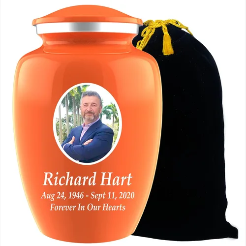 Miniatura 8 de Urnas de cremación con fotos personalizadas para cenizas adultas, hombres y mujeres, Urnas funerarias personalizadas de 200 libras para cenizas