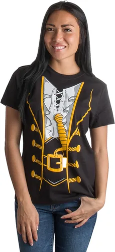 Miniatura 32 de Camiseta de disfraz navideño para mujer, camiseta de Halloween y Navidad pirata para mujer