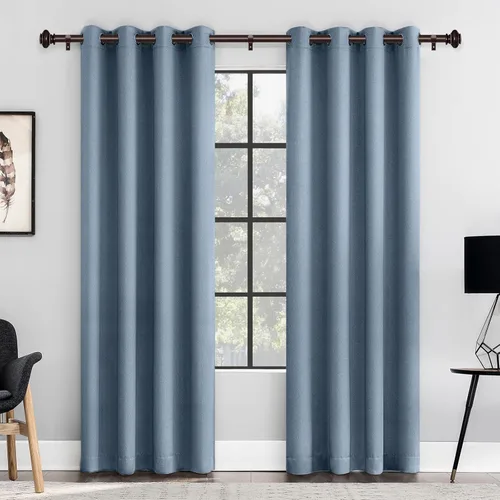 Miniatura 3 de SIMEWIN Barras de cortina de bronce para ventanas de 72 a 144 pulgadas, ajustables, decorativas, de 1 pulgada de diámetro, juego de cortineros