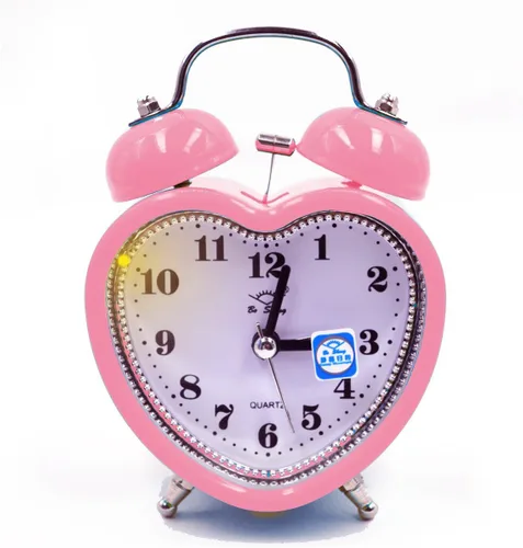Miniatura 16 de Sherry Nightlight Despertador 4" Redondo Silencioso Despertador Mesita de noche Reloj de viaje sin tictac Beige