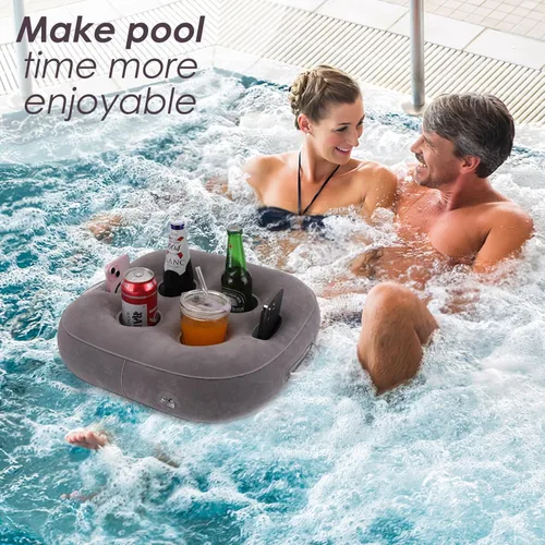 Miniatura 7 de Inflatable Floating Drink Holder for Pool Party Beach hot tub