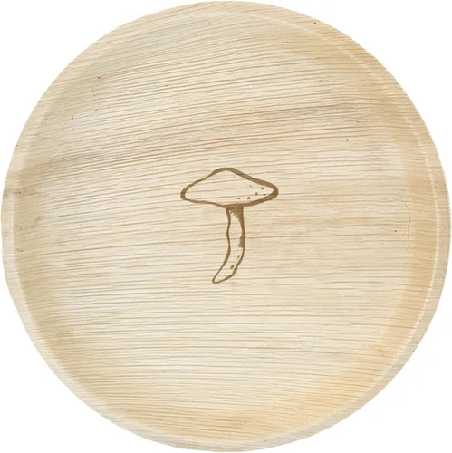 Miniatura 8 de NEATtable Platos de hoja de palma Diseño de limón Desechables y compostables Ecológicos y 100% naturales Ideal para eventos al aire libre