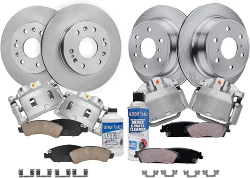 Miniatura 48 de Detroit Axle - Rotores de freno para Chrysler 200 2015 2016 2017, Rotores de freno de disco de reemplazo: 12.01" pulgadas delantero y 10.95