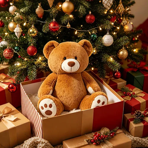 Miniatura 5 de Oso de peluche de 15 pulgadas, bonito oso de peluche con huellas, oso suave marrón, regalos para niños, bebés pequeños en baby shower, cumpleaños