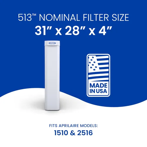 Miniatura 9 de AprilAire Filtro de repuesto 513 para purificadores de aire Aprilaire para toda la casa, MERV 13, para alergias saludables en el hogar, filtro
