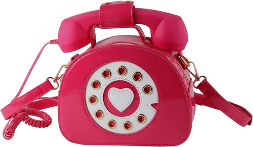 Miniatura 46 de Oweisong Divertido bolso de teléfono para mujer, bolso cruzado de hombro con asa superior para teléfono