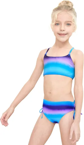 Miniatura 3 de Play Tailor Girls Bikini Swimsuit Kids Bathing Suit 2 Pcs Set Swimwear