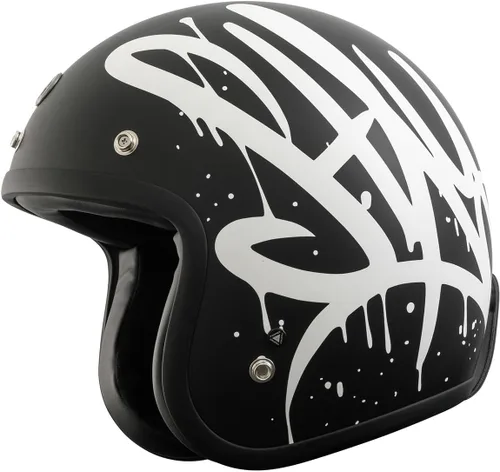 Miniatura 10 de TORC T50/Del Mar Casco de Motocicleta con Cara Abierta 3/4 con Gráficos