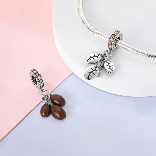 Miniatura 27 de Hapour Dijes de plata de ley 925 para pulseras, collar, joyería europea, colgante de cuentas para mujeres y madres