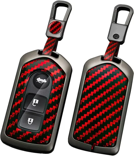 Miniatura 10 de ontto Soporte para llave de automóvil compatible con Toyota Camry Corolla Vios Reiz Highlander Crown Prado Yaris Key Fob Smart Remote Car Key Cover