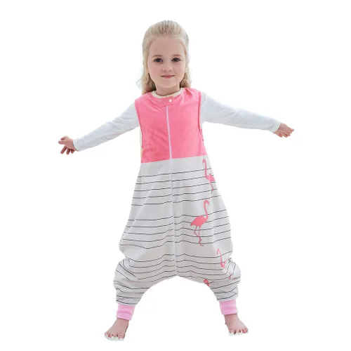 Miniatura 13 de MICHLEY - Saco de dormir para niños pequeños con pies, recién nacidos, bebés sin mangas, saco de dormir con cremallera de 2 vías, manta portátil Oso