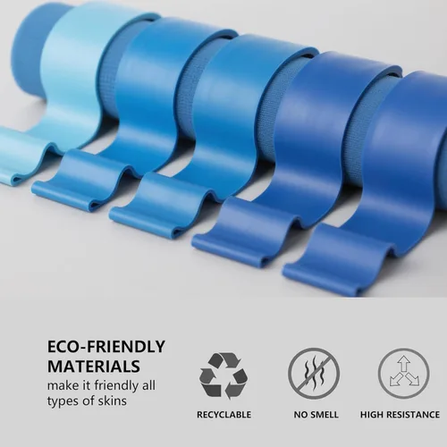 Miniatura 3 de Bandas de resistencia para entrenamiento, bandas de ejercicio en bucle para fitness en interiores y exteriores, 5 piezas de entrenamiento de fuerza