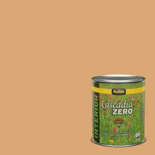 Miniatura 288 de Rodda Paint CASCADIA ZERO - Pintura plana e imprimación para interiores en uno, cuarto de galón, crema de ballet
