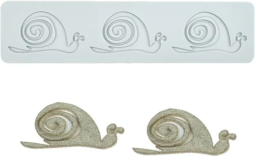Miniatura 6 de Molde de silicona de hojas huecas de animales, caramelo de chocolate 3D hueco de abeja/pájaro/caracol/vaca, decoración de pastel de azúcar, parte