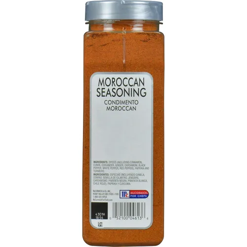 Miniatura 2 de McCormick Culinary Condimento marroquí, 16 onzas, un recipiente de 16 onzas mezcla de especias marroquíes con canela, comino, pimientos negros
