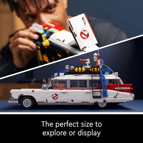 Miniatura 5 de LEGO Icons Ghostbusters ECTO-1 10274 - Kit de automóvil, juego grande para adultos, idea de regalo para hombres, mujeres, ella, él