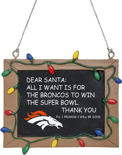 Miniatura 21 de NFL Resin Holiday Christmas Chalkboard Sign Ornament
