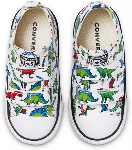 Miniatura 2 de Converse Chuck Taylor All Star 2v Tenis de cuero bajas para niños