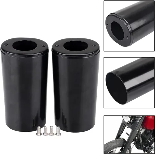 Miniatura 5 de Juego de cubiertas deslizantes superiores de horquilla para Harley Softail Heritage Touring Electra Glide Ultra Classic Street Glide Road King