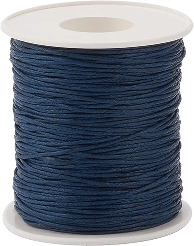 Miniatura 17 de Cordón de algodón encerado de 100 yardas, hilo de algodón trenzado naranja oscuro, cuerda de cuentas trenzada, cuerda para collar, pulsera, collar