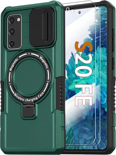 Miniatura 67 de Funda magnética para Samsung Galaxy Note 20 Ultra con soporte de anillo [con protector de pantalla] [Compatible con carga inalámbrica MagSafe] Funda