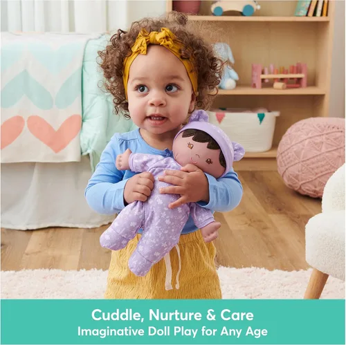 Miniatura 6 de GUND Muñeca de bebé sostenible para bebé, muñeca de felpa hecha de materiales reciclados, para bebés y recién nacidos, morado, 12 pulgadas Muñeca