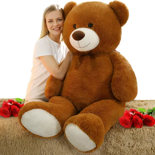 Miniatura 22 de MorisMos Oso de Peluche Gigante Animal de Peluche 3 pies, 36 pulgadas, Oso de Peluche Grande para Decoración de Baby Shower, Animal de Peluche