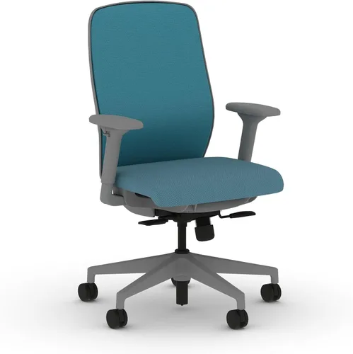 Miniatura 26 de HON Nucleus - Silla de trabajo con control avanzado de inclinación sincronizada, silla de oficina con soporte lumbar, brazos ajustables en altura