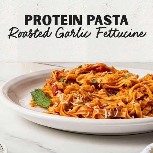 Miniatura 5 de Al Dente Carba-Nada Fettuccine de ajo asado, bajo en carbohidratos, alto en proteínas, apto para dieta cetogénica y de puntos, fideos de pasta