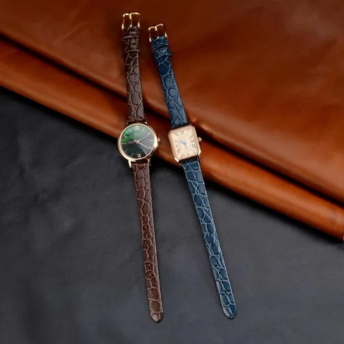 Miniatura 6 de BISONSTRAP Correas de reloj de cuero correas de repuesto suaves con hebilla pulida 0315in 0394in 0472in 0551in 0630in 0709in 0748in 0787in Moderno