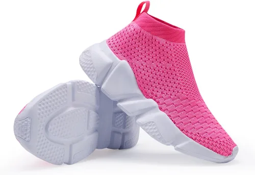 Miniatura 7 de Casbeam Zapatos deportivos para caminar y correr para niños y niñas, transpirables, ligeros, ligeros, a la moda (babero para niños pequeños)