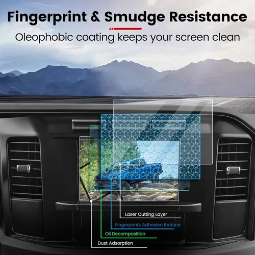 Miniatura 4 de GFJNFG - Protector de pantalla compatible con Ford F250 2025 2026 de 8 pulgadas, para Ford F250 F350 F450 2023-2026 [XL/XLT] y para Ford F150