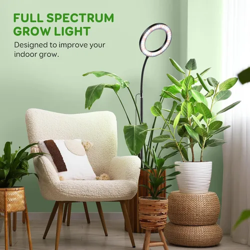 Miniatura 7 de Luces de cultivo de un cabezal LPMZMBL para plantas de interior de espectro completo, luces de plantas para cultivo en interiores con temporizador