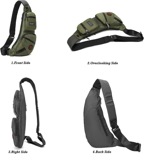 Miniatura 60 de Nicgid Sling Bag - Mochila bandolera para hombre), LYSB01NH075BJ-SPRTSEQIP