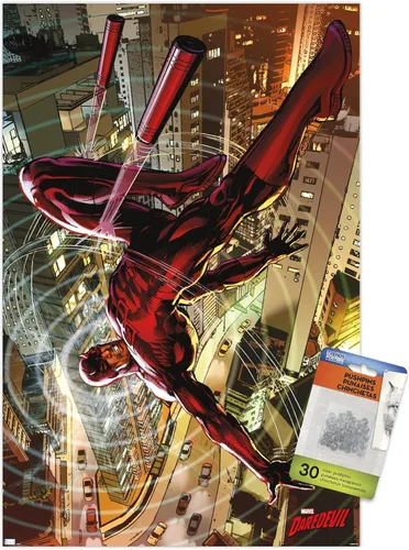 Miniatura 7 de Trends International Marvel Comics Daredevil - Póster de pared con cubierta de techo con chinchetas