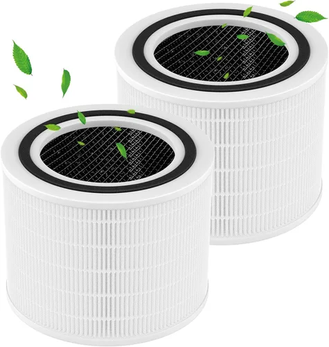 Paquete de 2 filtros de repuesto Core 200S, filtros 3 en 1 compatibles con LEVOIT Core 200S Smart WiFi purificador de aire, filtros HEPA Core 200S-RF