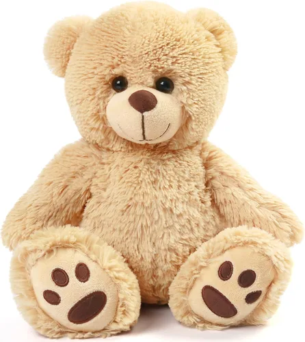 Miniatura 9 de LotFancy Oso de Peluche Animal de Peluche, Oso de Peluche Marrón de 10 Pulgadas Juguete de Peluche, Regalos de Peluche Suave para Niños Bebés