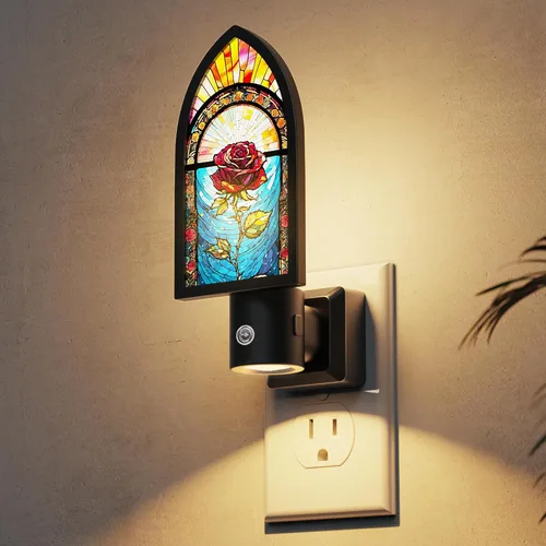 Miniatura 17 de Luz nocturna para enchufar en la pared, regulable, con sensor crepuscular, 3 colores de luz, blanco suave, blanco frío y ámbar, brillo ajustable
