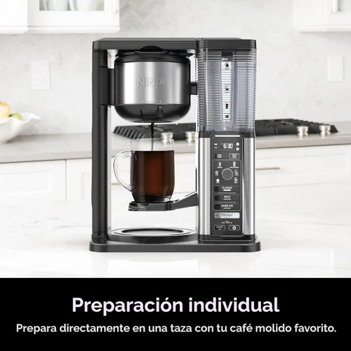 Miniatura 2 de Ninja Cafetera especial Incluye jarra de 10 tazas, espumador plegable, filtro permanente y depósito extraíble, apto para lavavajillas 6 estilos