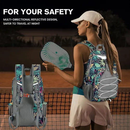 Miniatura 2 de G4Free Bolsa de pickleball para mujeres y hombres, bolsa de pádel para 2 a 4 paletas, regalos para amantes del pickleball