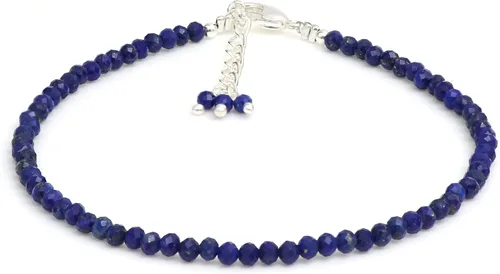 Miniatura 70 de Gempires - Pulseras de cuentas de piedras preciosas hechas a mano, ligeras, de cristal, para uso diario, hipoalergénicas, de 8 pulgadas, chapadas