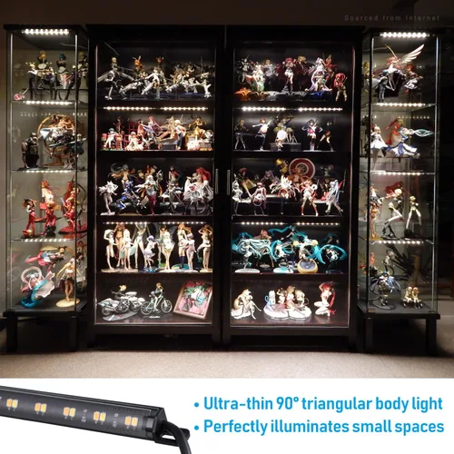 Miniatura 6 de TORCHSTAR kit de iluminación LED segura 5CCT, regulable (6) barras de luz enlazables de 12 pulgadas, 3000K/3500K/4000K/4500K seleccionables, kit