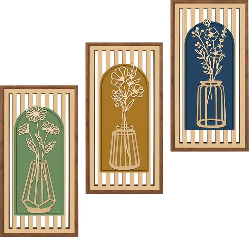 Miniatura 12 de BINCUE Arte de pared de la Biblia de Jesús, versículo bíblico, decoración de pared de madera, escritura moderna para sala de estar, dormitorio