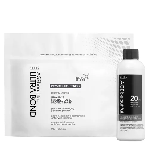 Miniatura 9 de AGE beautiful Permanent Powder Hair Lightener with Ultra Bond Building Formula, Lifts Up to 9+ Levels, Strengthens & Protects Hair, Professional for
