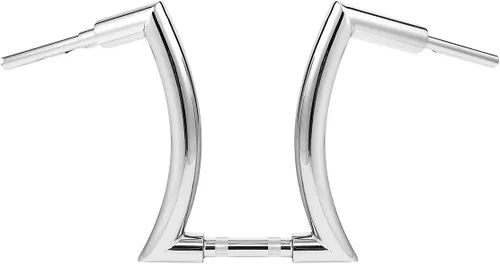 Miniatura 10 de TCT-MOTORPARTS Manillar de 12 Pulgadas Rise Ape Hanger Bar de 2 Pulgadas para Harley Dyna Wide Glide Lowrider FLST FXST 1983-2008 Softail Street Bob