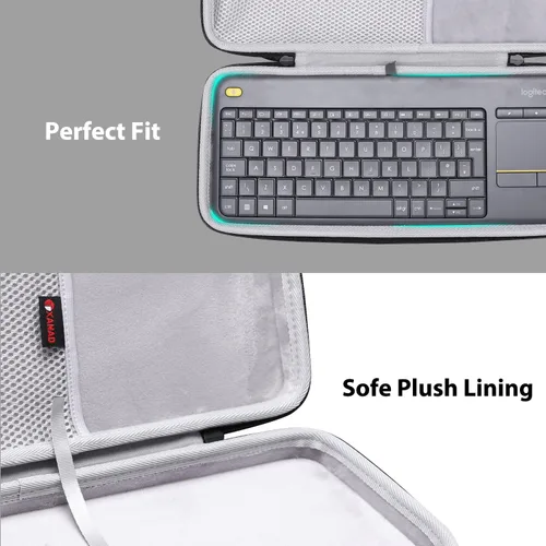 Miniatura 2 de XANAD Funda rígida para Logitech K400 Plus/Logitech POP Keys/Logitech MX Mecánico Mini Teclado Táctil Inalámbrico Teclado Touchpad